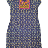embroidered nighty for women, 100% organic cotton, size – x large